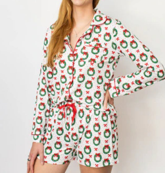 Clara Wreath Sleep Set
