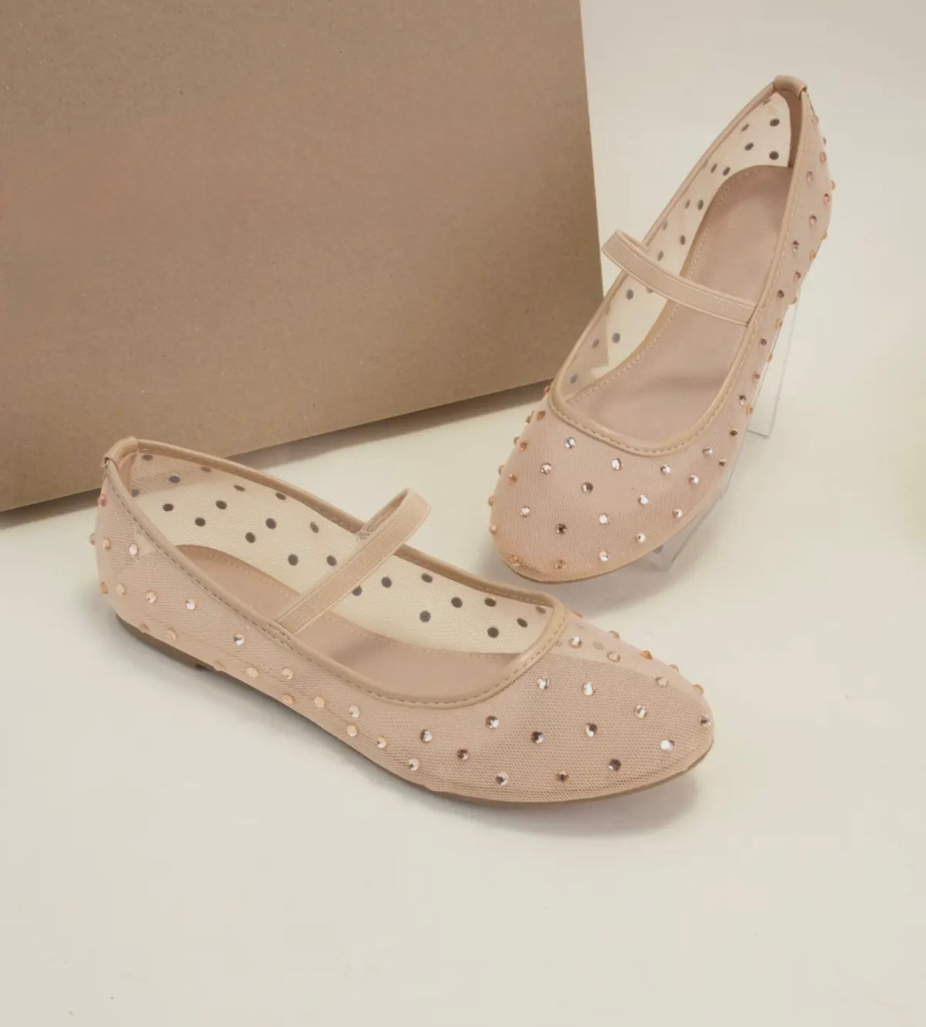 Rhinestone Mary Jane Flats