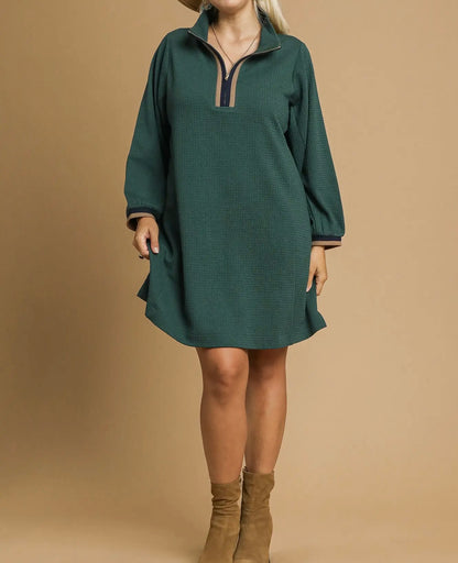 Everly Evergreen Dress