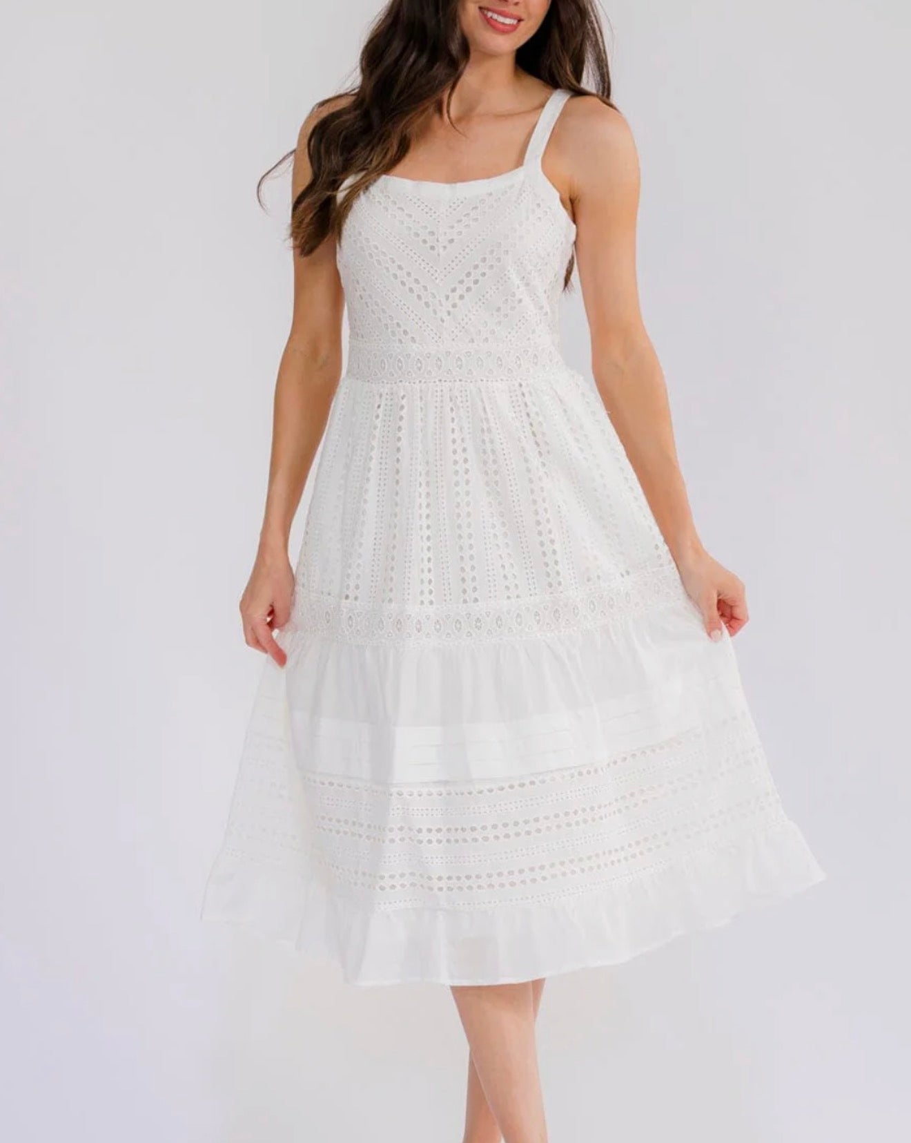 Got My Eye On This Eyelet Dress
