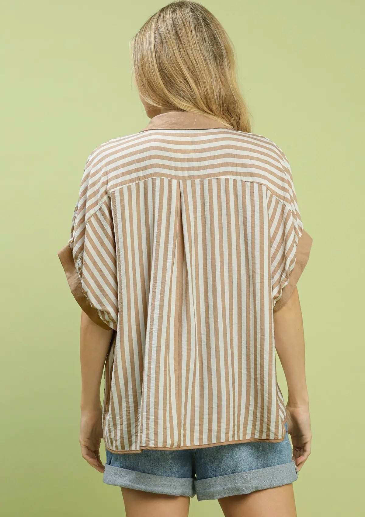 Caya Collared Oversized Top