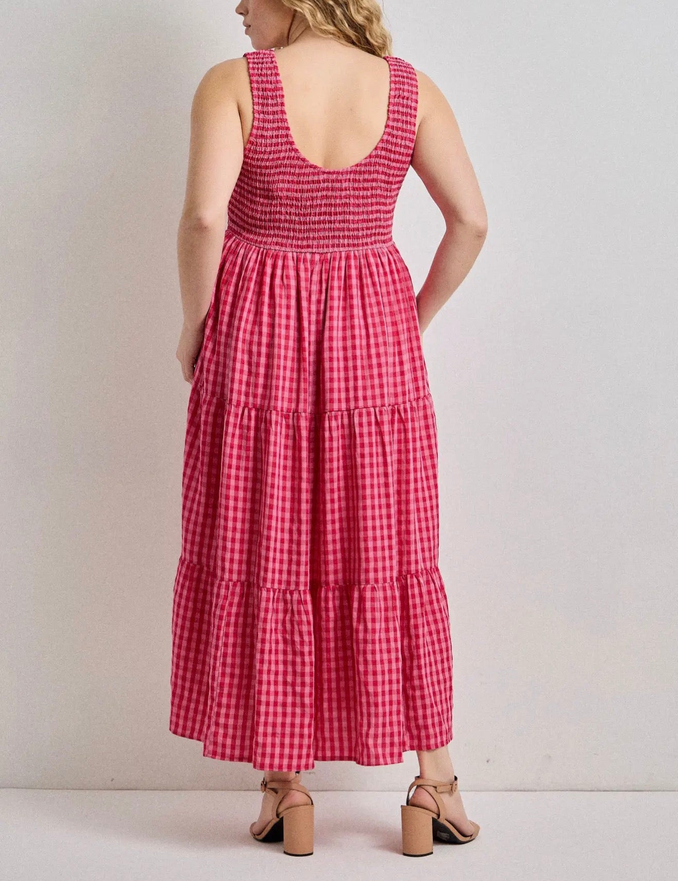 Going Great Gingham Maxi Dress