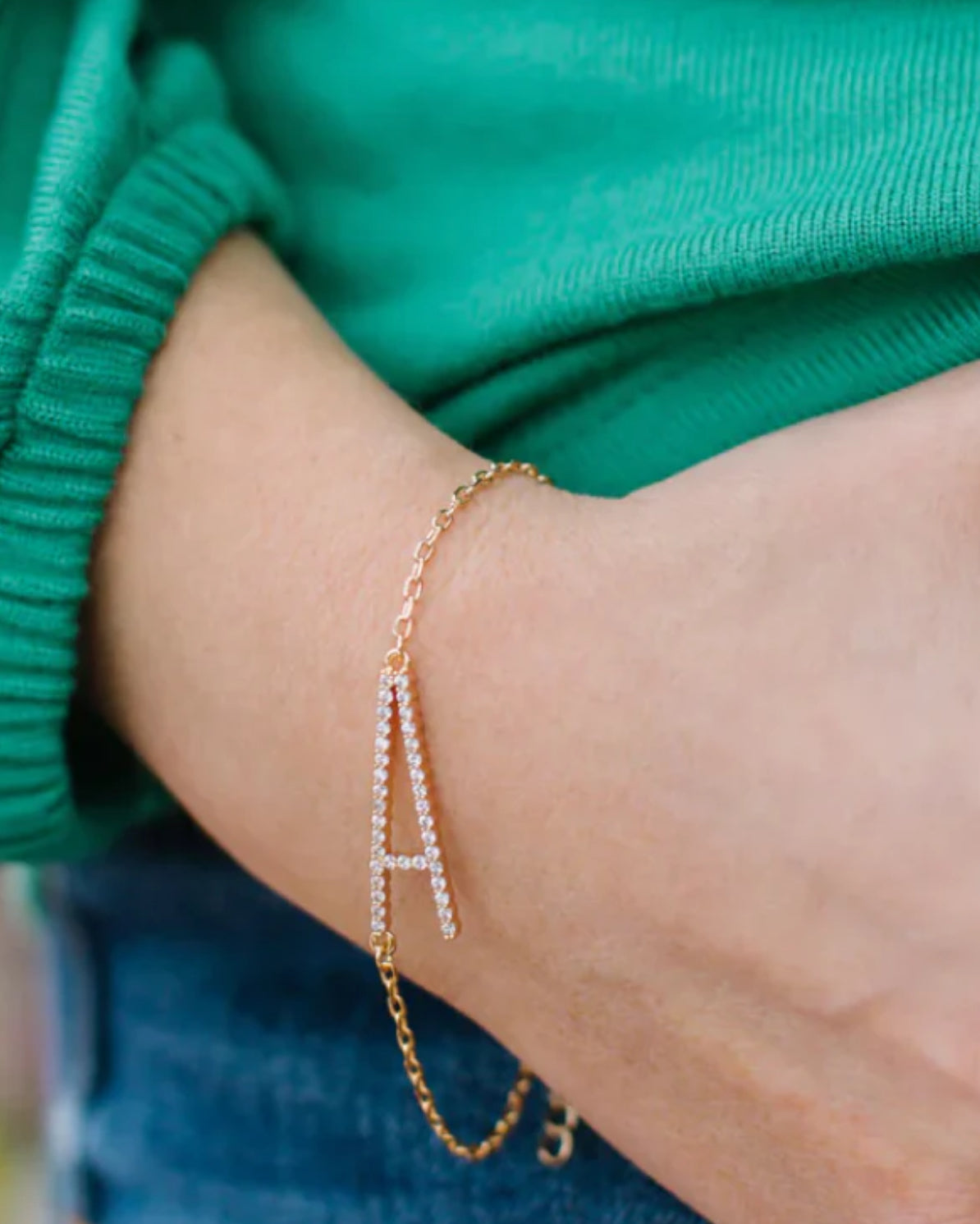 Luxe Teresa Initial Bracelet