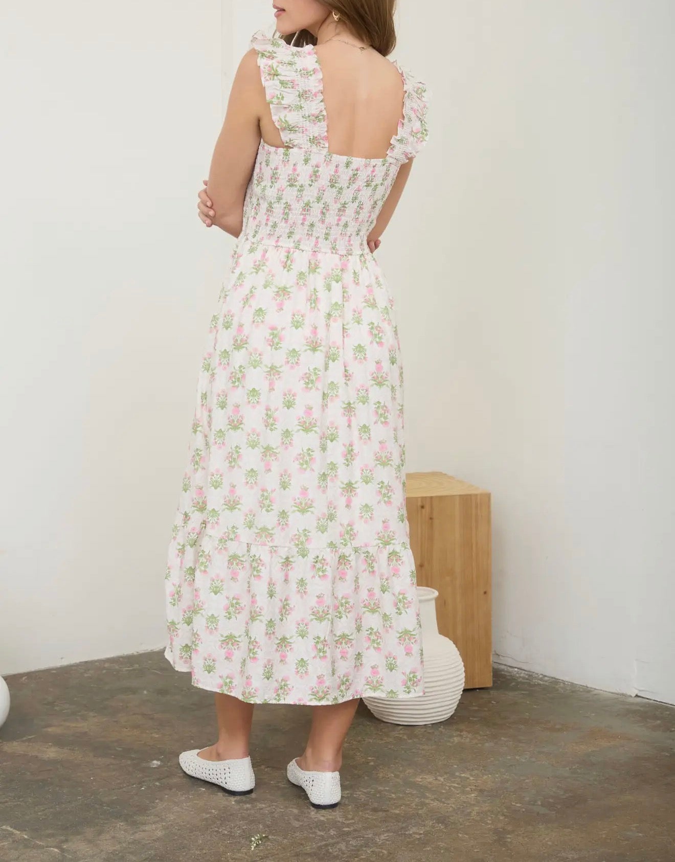 Tallie Tile Pattern Midi Dress