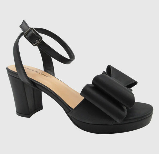 Bow-tiful Black Heels
