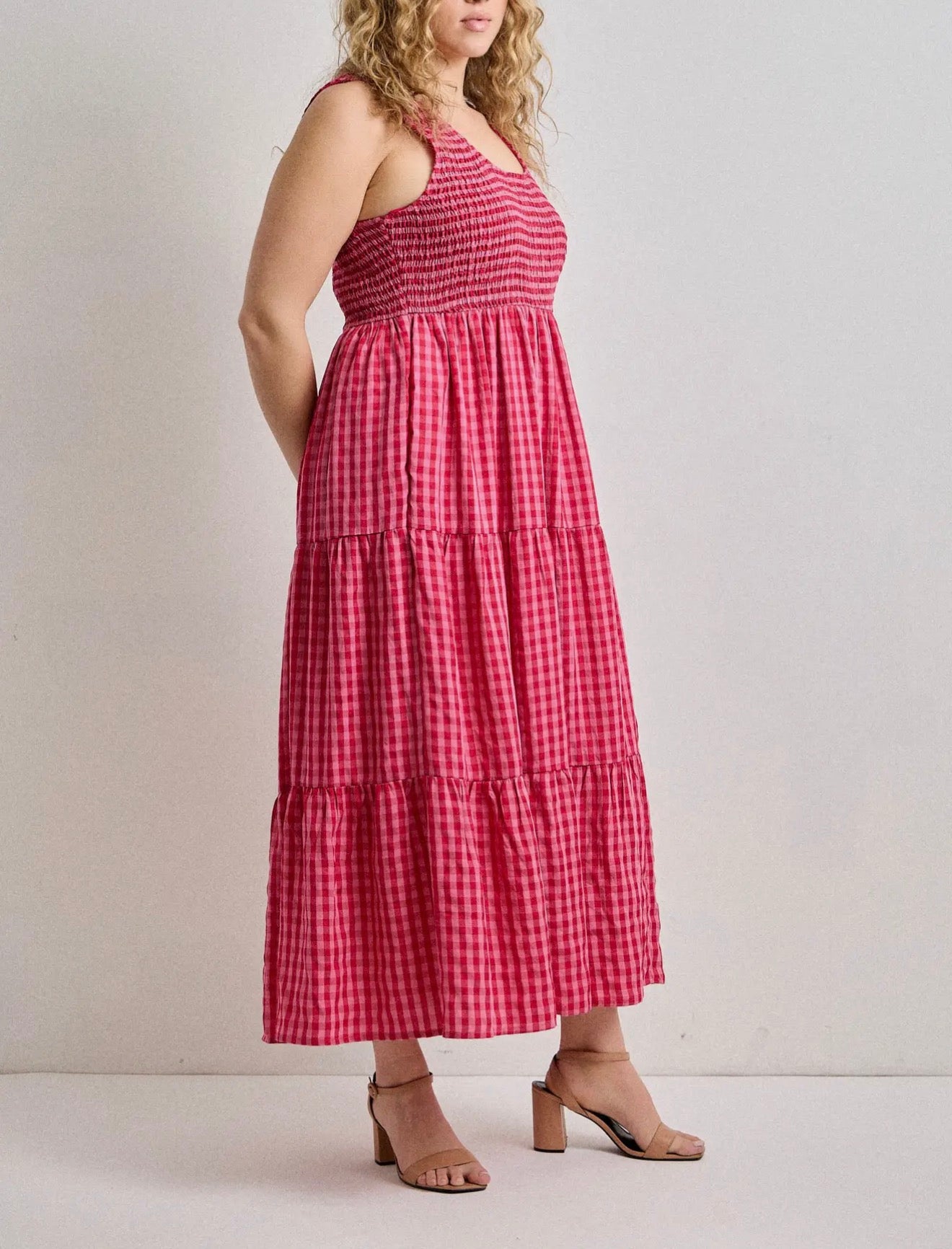 Going Great Gingham Maxi Dress