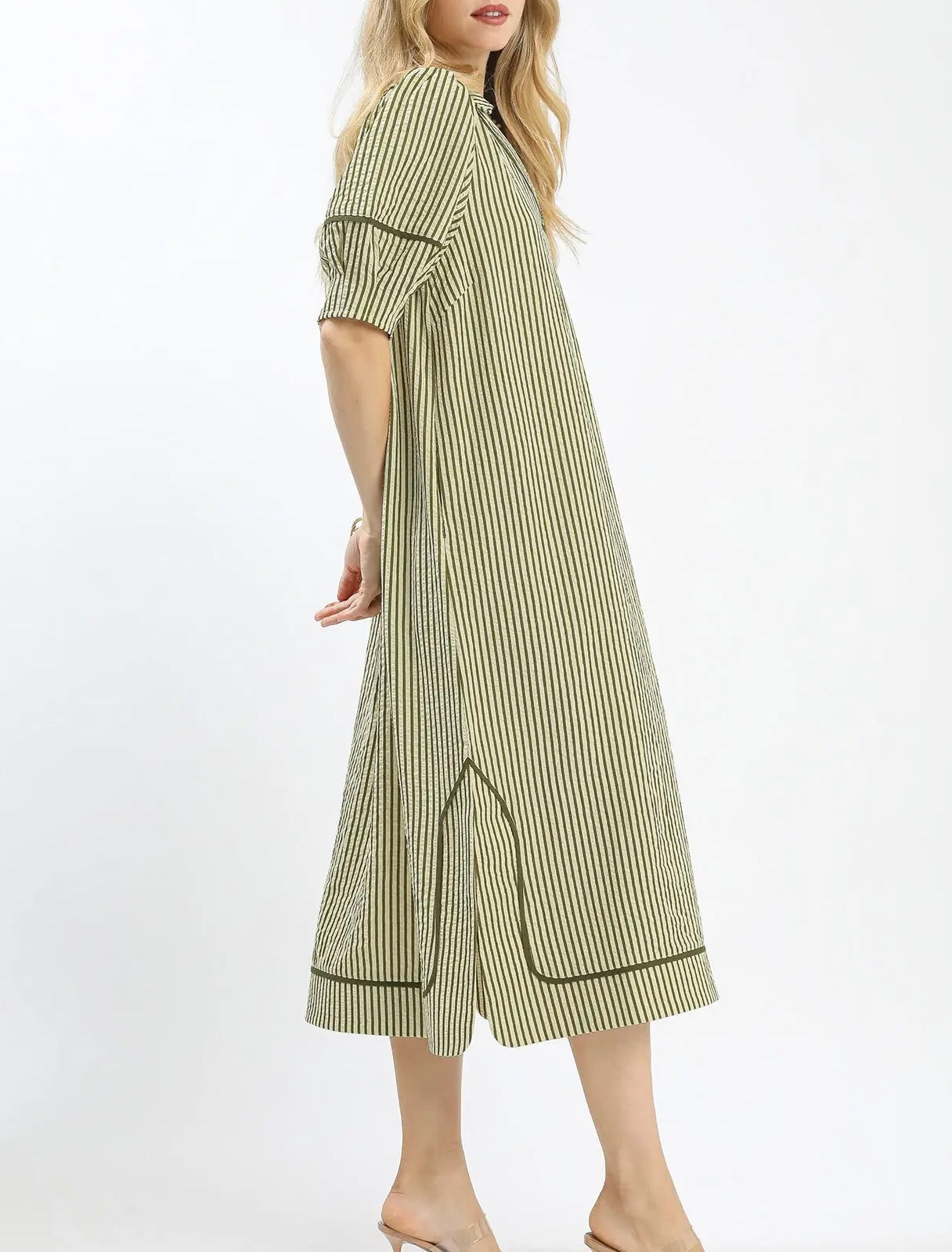 Sidni Striped Midi Dress