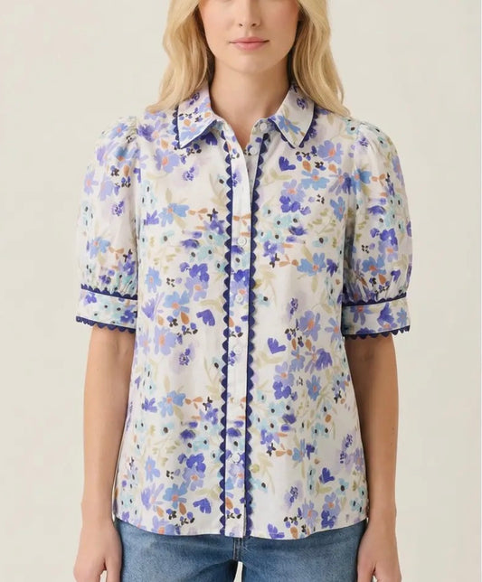 Perfect Puff Sleeve Floral Top