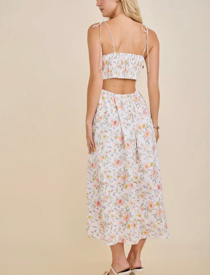 Scenta Scallop Edge Midi Dress