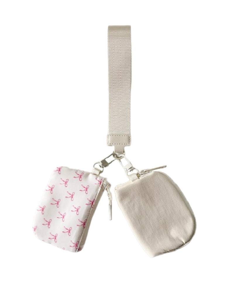 Dual Pouch Wristlet