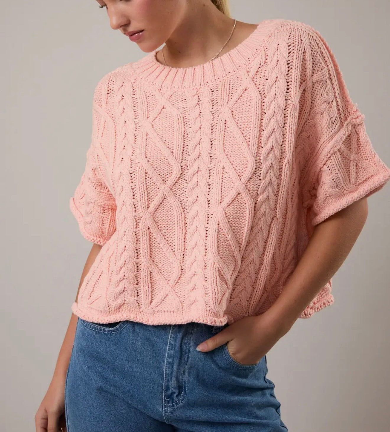 Cora Coral Sweater