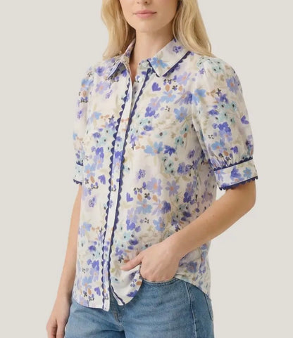 Perfect Puff Sleeve Floral Top