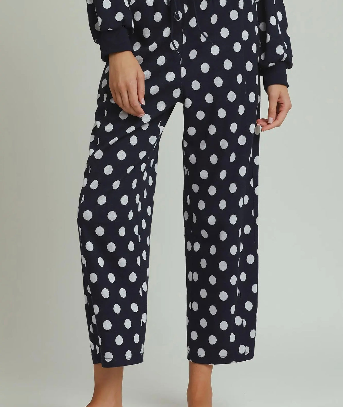 It’s Not Over Navy Polka Dot Set