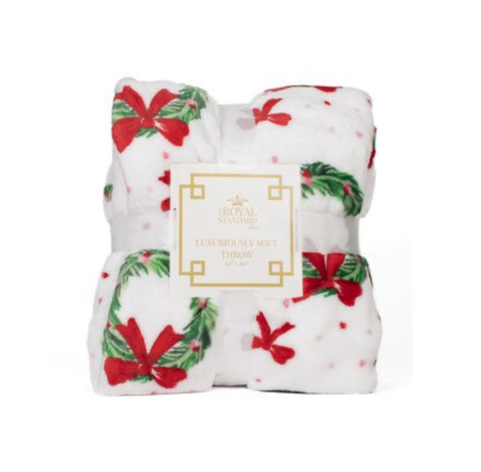 Luxuriously Soft Clara Wreath Throw