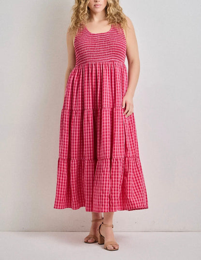 Going Great Gingham Maxi Dress
