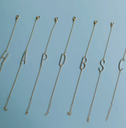 Luxe Teresa Initial Bracelet