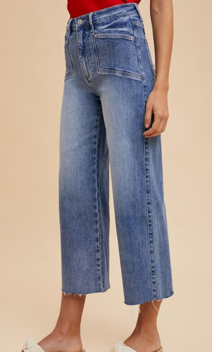 Just Right! Wide Leg Jeans