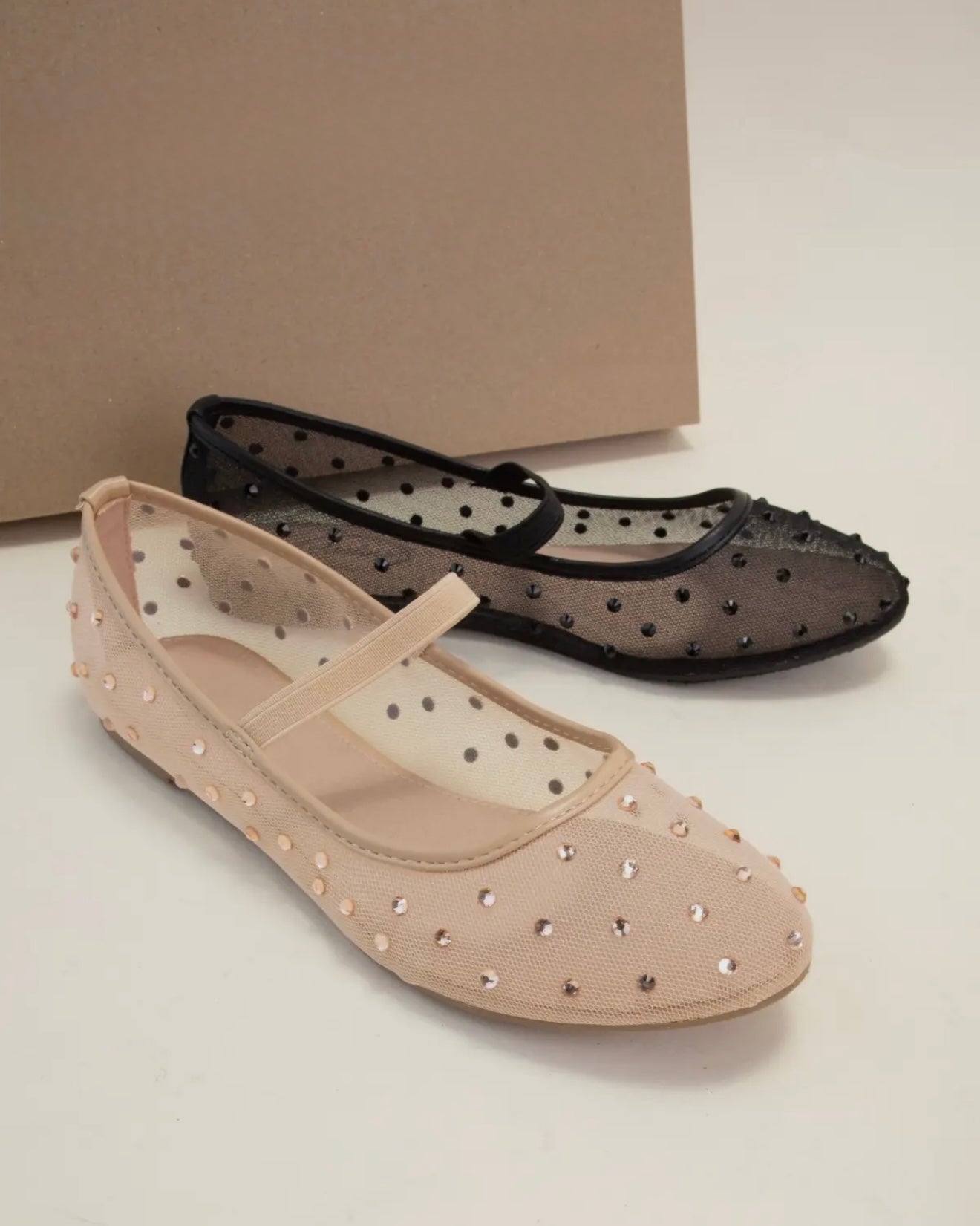 Rhinestone Mary Jane Flats