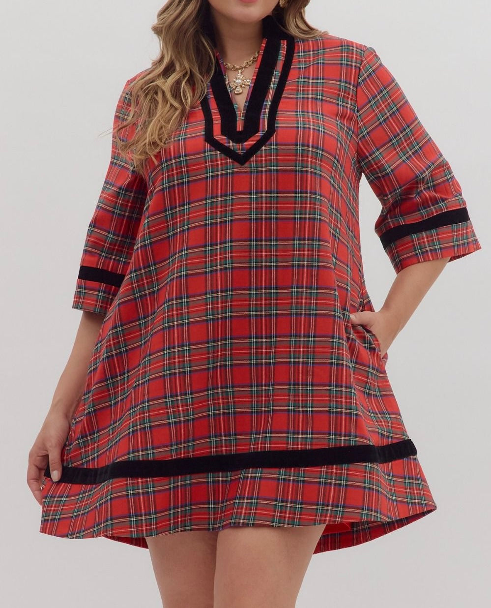 Plaid-fection Dress!