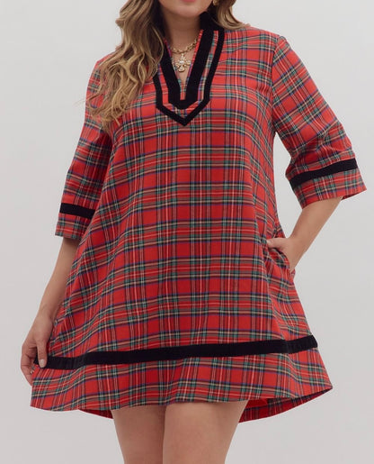 Plaid-fection Dress!