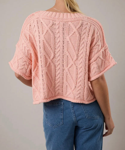 Cora Coral Sweater
