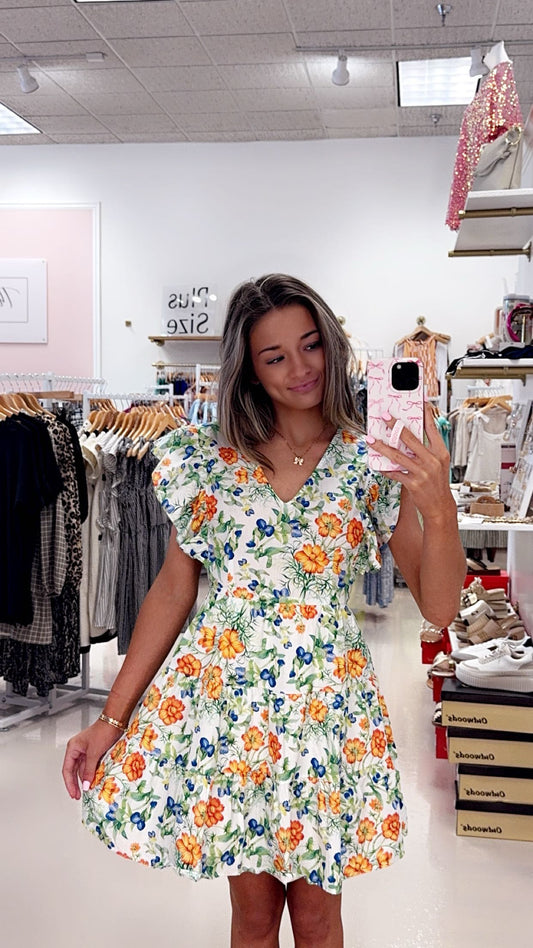 Fiona’s Floral Mini Dress