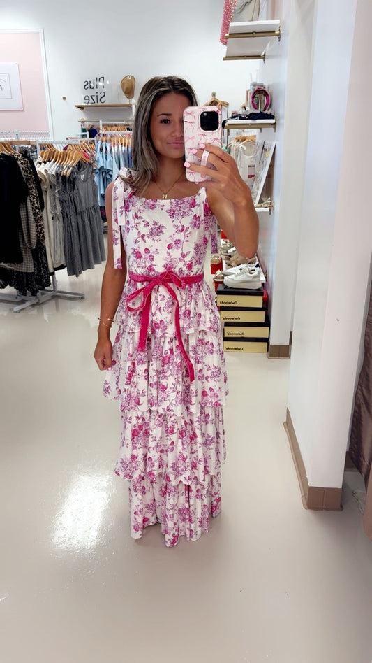 Tera Tiered Midi Dress