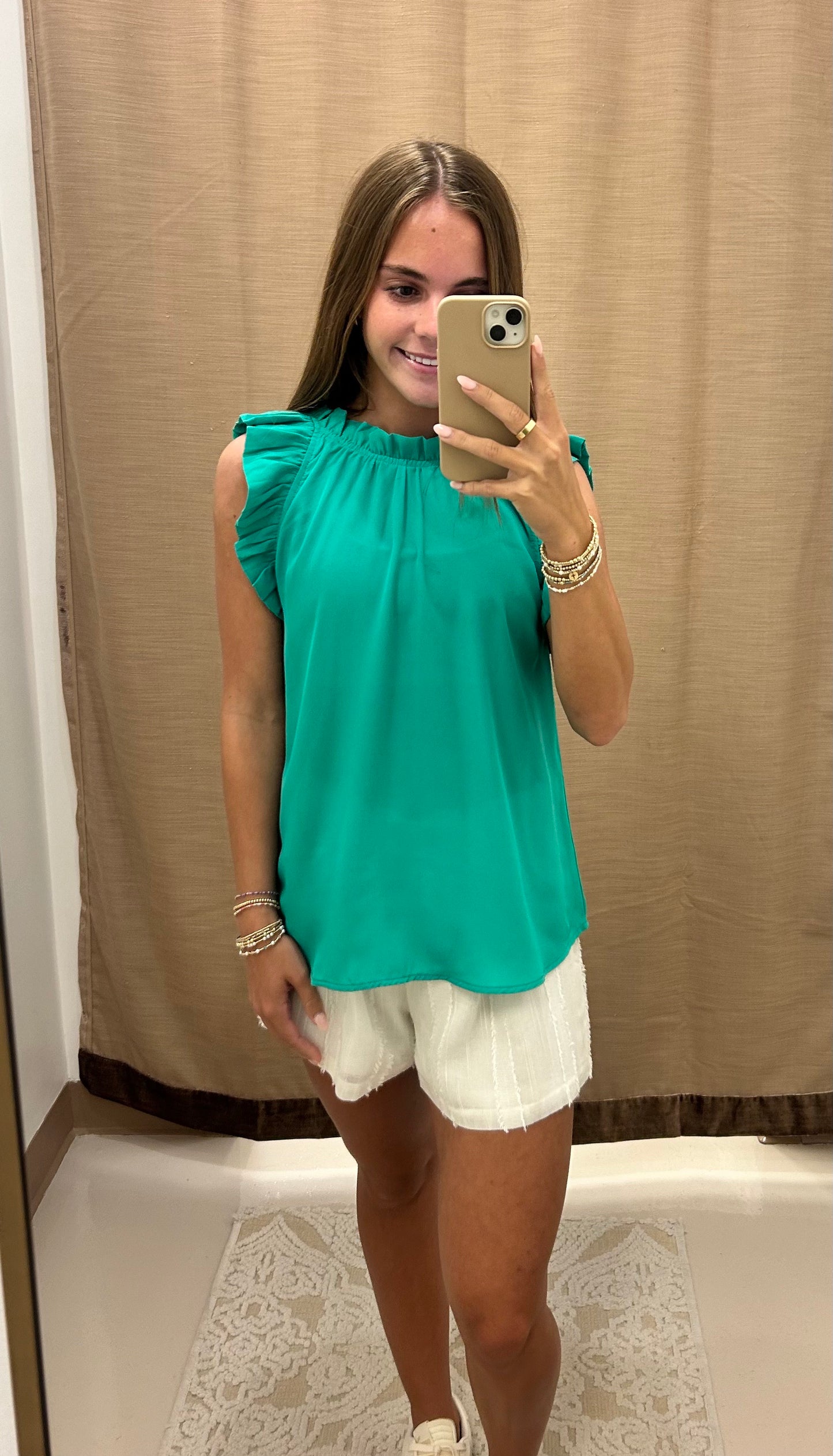 Ruffled Neck Blouse