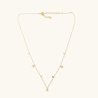 Kate Crystal Teardrop Necklace