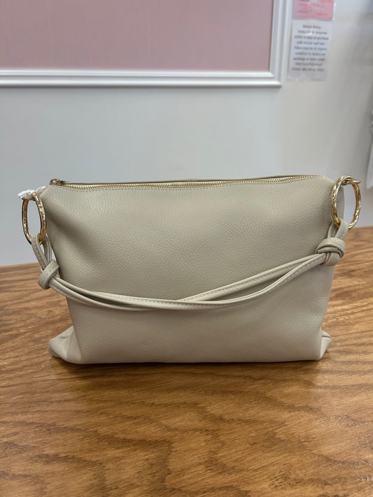 Beige Beauty Leather Handbag