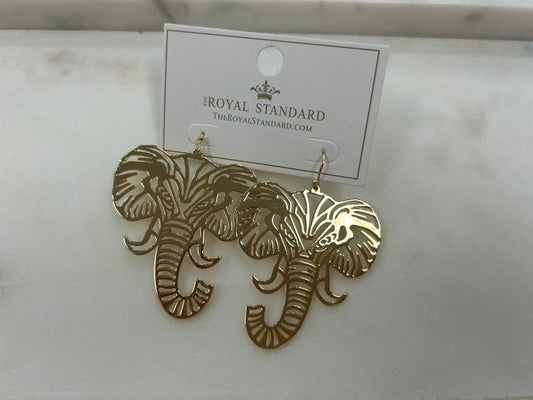 Elephant Face Earrings