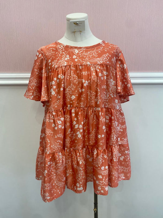 Cora Coral Top