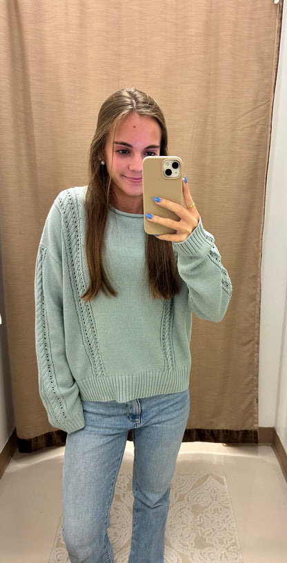 Sissy’s Sage Sweater