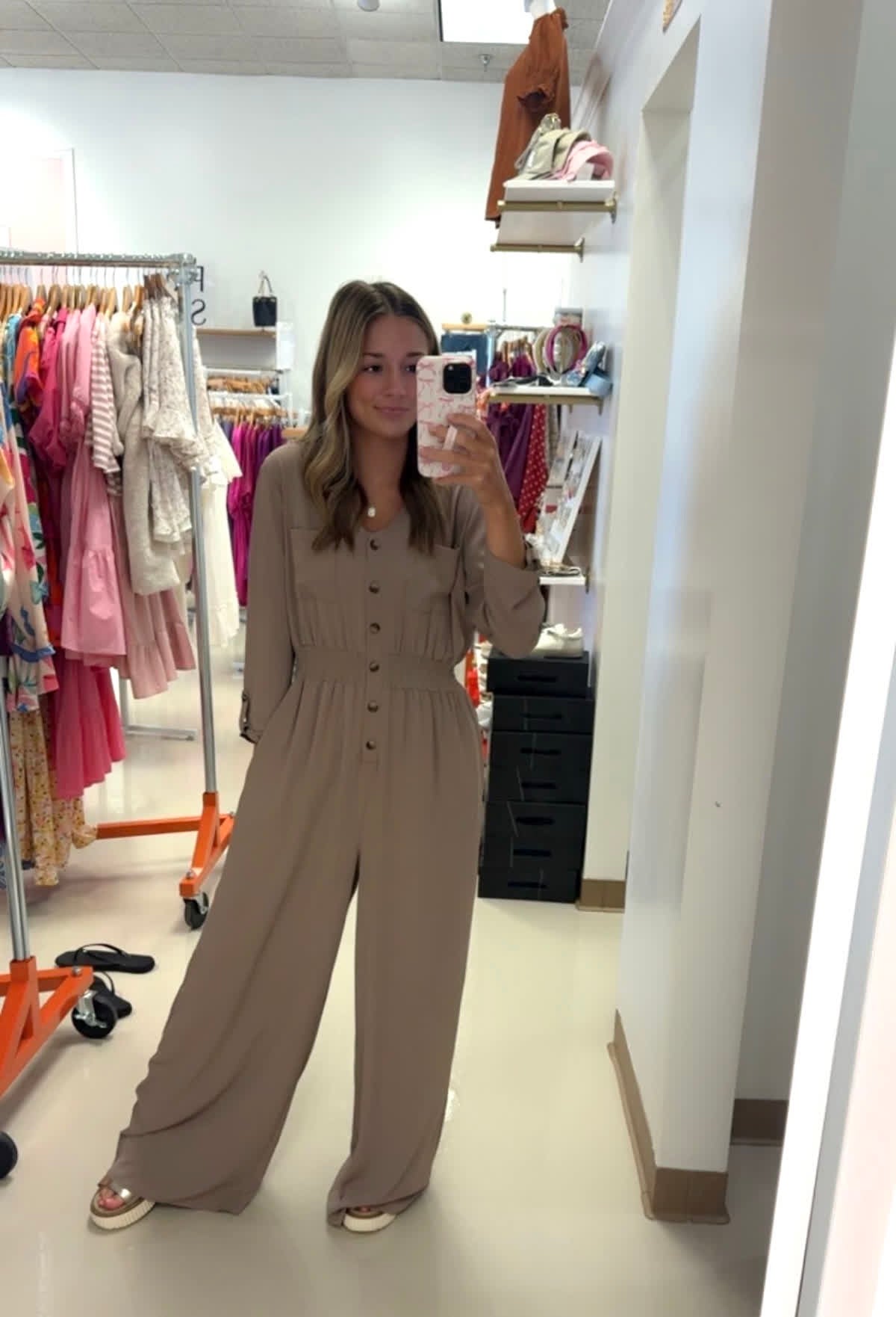 Elastic Waist Jumpsuit
