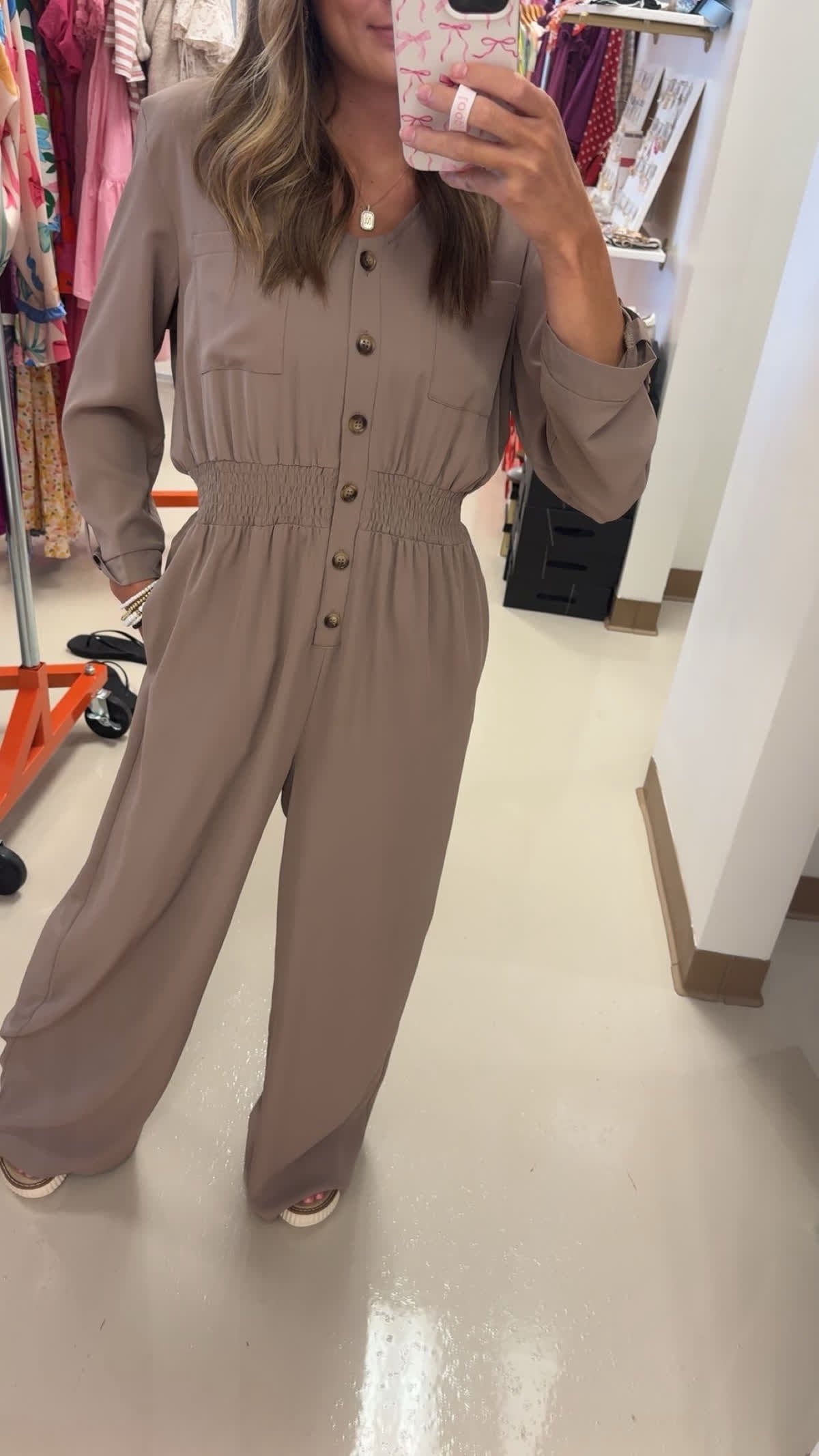 Elastic Waist Jumpsuit