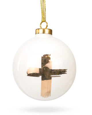 Cross Ball Ornament