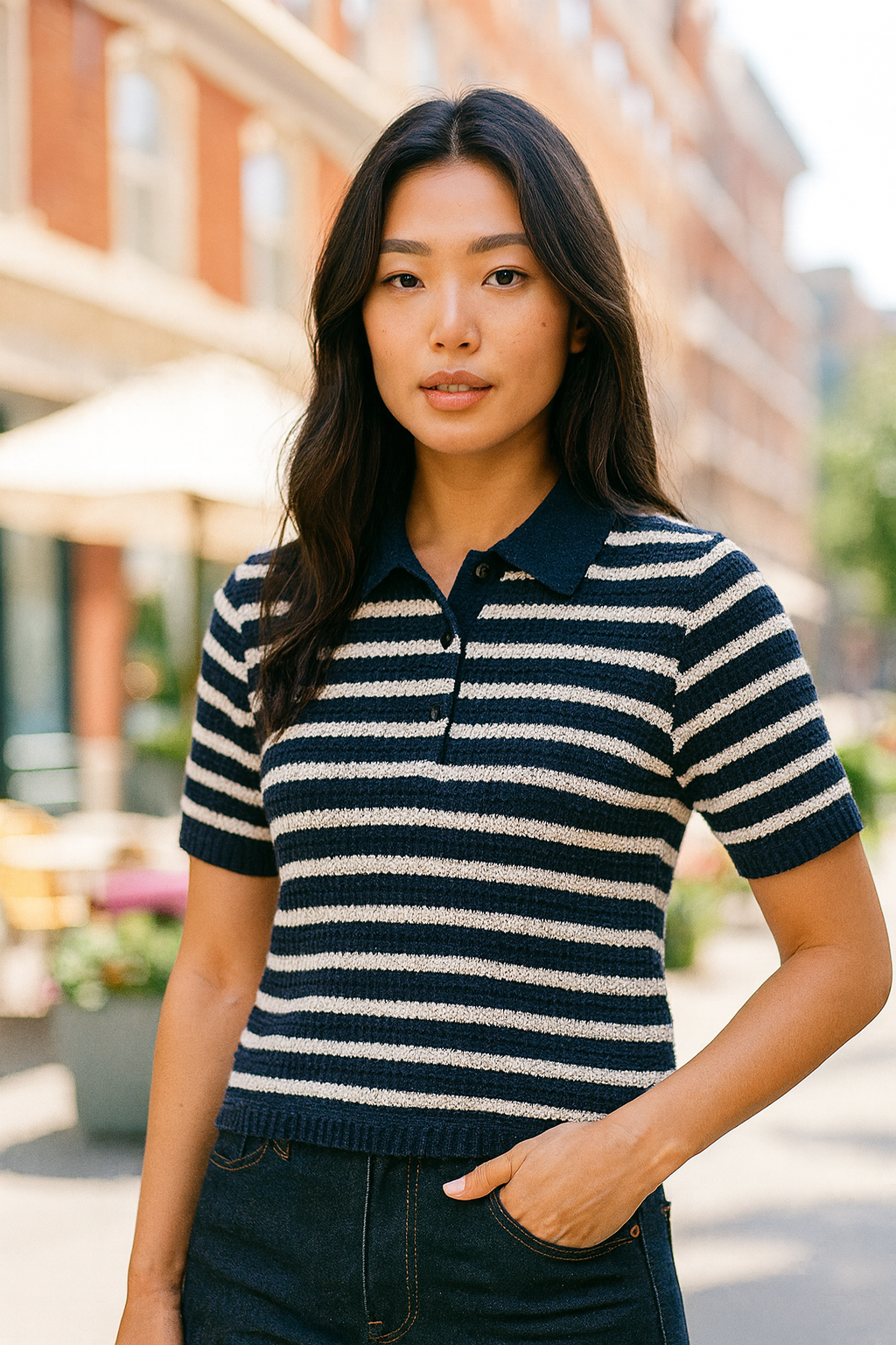 Preppy Polo Sweater