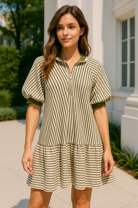 Puff Sleeves Please Dress