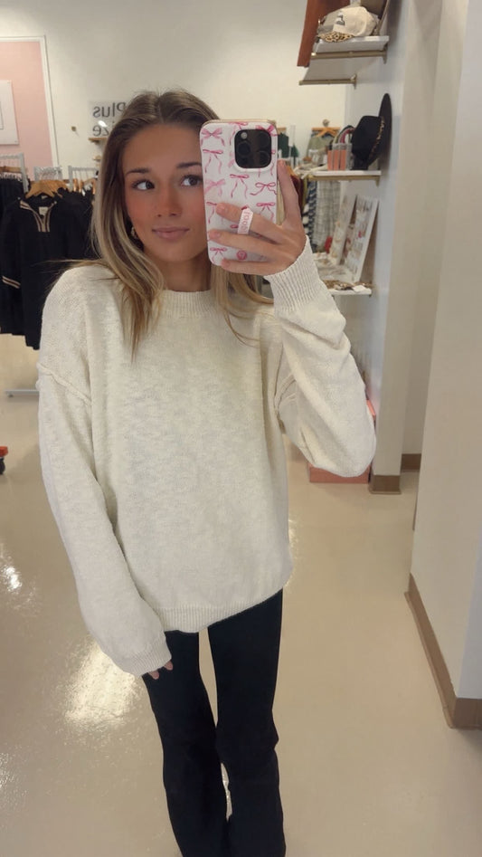 Drop The Attitude Sweater