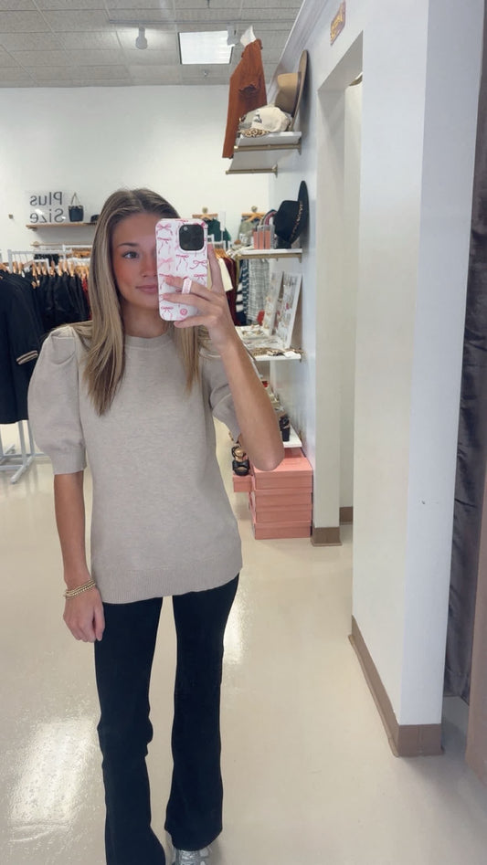Peyton Puff Sleeve Sweater