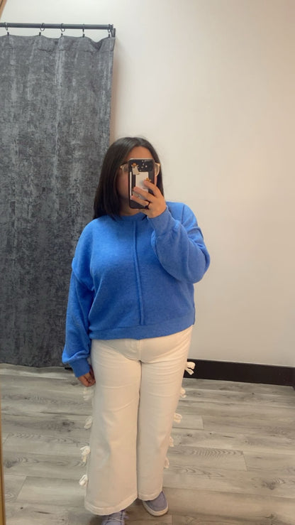 Soft Center Seam Sweater