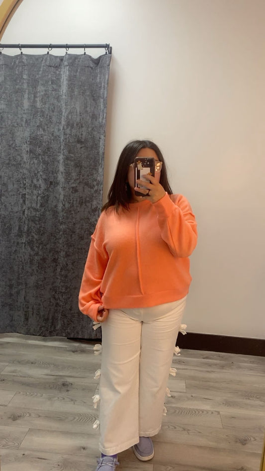 Soft Center Seam Sweater