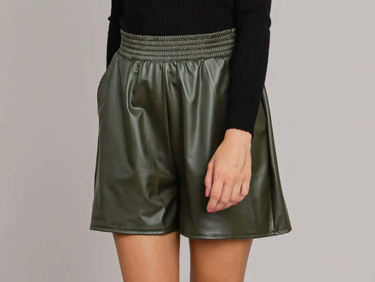 Luxe in Leather Shorts!