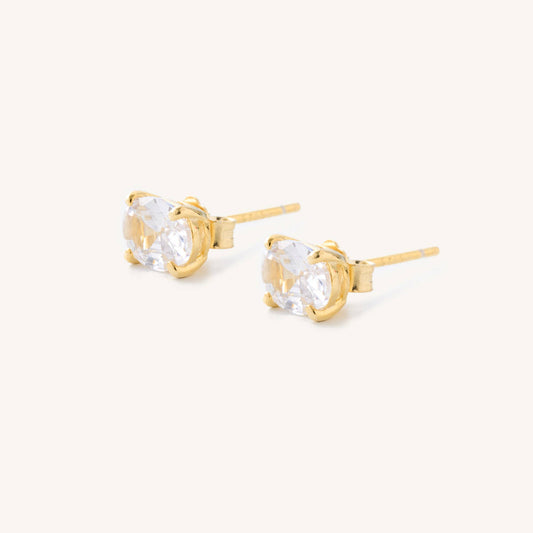 Emily Studs- Cushion Cut